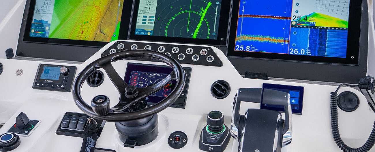 Space for Three Displays: Configure the helm electronics to suit your personal navigation and fishing needs.